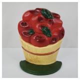 Rustic Farmhouse Apple Basket Doorstop