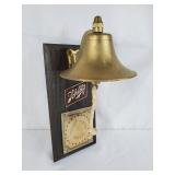 Vintage 1960s Schlitz Beer Nautical Brass Bell