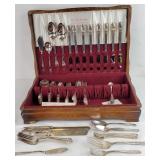 Silverplate Flatware Set 73 PC