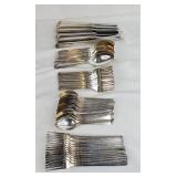Silverplate Flatware Set 68 PC