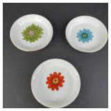 Creative Japan Porcelain Flower Power Saucers