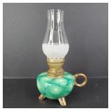 Sonsco Japan Porcelain Miniature Oil Lamp
