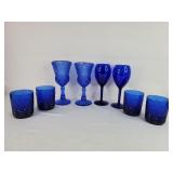 Cobalt Blue Glasses Assortment