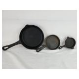 Cast Iron Skillets (3)