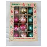 Shiny Brite Blown Glass Ornaments (12)