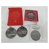 Cleveland Ohio Pewter Ornaments