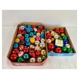 Vintage Mercury Glass Holiday Ornaments