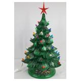 Nostalgic Lighted Ceramic Christmas 18'