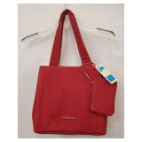 Covington Red Purse Tote Bag NWT