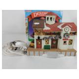 NOMA Dickensville Porcelain Lighted Train Station