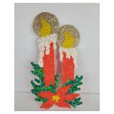 Melted Plastic Popcorn Christmas Candle Decoration