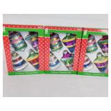 Merry Brite Glass Christmas Ornaments (12)
