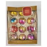 Shiny Brite Miniature Glass Ornament Set (12)