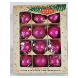 Shiny Brite Mercury Glass Ornaments (12)