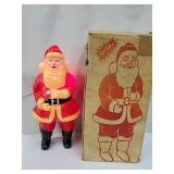 1960s Union Products Plastic Santa Claus Blow Mold