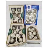 Vintage Mercury Glass Christmas Ornaments