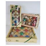 Vintage Pyramid Glass Ornaments