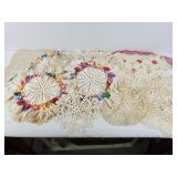 Vintage Handmade Crochet Doilies