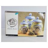 Whole Home 3-Piece Ceramic Canister Set