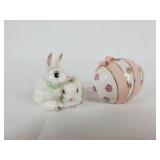 Porcelain Egg & Bunny from Ireland
