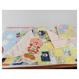 1980s Strawberry Shortcake Doll & Handmade Quilt