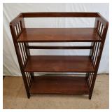 Mission Style Folding Wooden Bookshelf