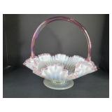 Fenton Carnival Glass Basket