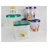 Plastic Food Storage Canisters