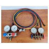 HVAC AC Manifold Gauge Set