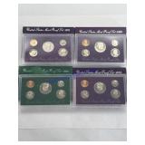 US proof sets 1981, 92, 93, 1994