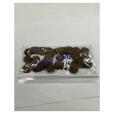 Random Date 1c Lincoln Wheat Pennies Full Roll