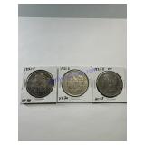 3 1921 ï¿½ S Morgan silver dollars