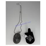 Labarodorite necklace size 9 ring, German silver