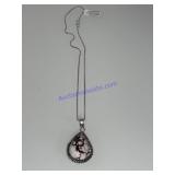 Whitehorse German silver necklace