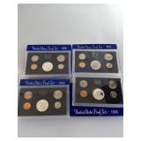 US proof sets 1968, 69, 70, 1971