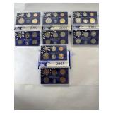 US proof sets 02,03,04,05 & quarter sets