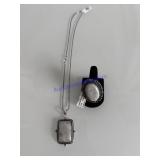 Moonstone ring 7 & necklace German silver