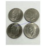 Eisenhower dollars 1976 4 X the money