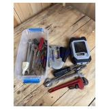 Drill set assorted tools
