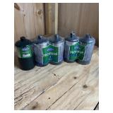 5 New 16.4 ounce propane cylinders