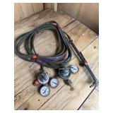 Torch set with gauges