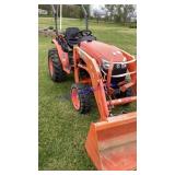 Kubota B2650 4 x 4 compact tractor