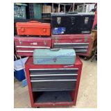 Assorted craftsman cobalt tool chest toolboxes