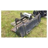 66 inch demolition bucket with single cylinder