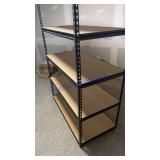 Shelving 4ï¿½ x 2ï¿½ x 6ï¿½ tall five shelves