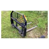 JBX 4000 48 inch pallet forks, skid steer loader