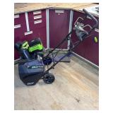 Green Work pro 80 V lithium 20ï¿½ snowblower