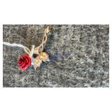Rose brooch