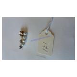 (2) pair of pearl earrings
