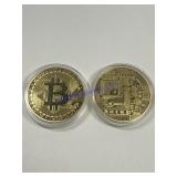 2 Bitcoin, copper rounds